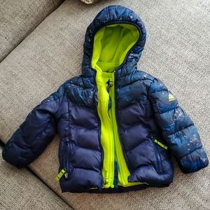 2T Snozu poly-fill fleece-lined thick winter coat